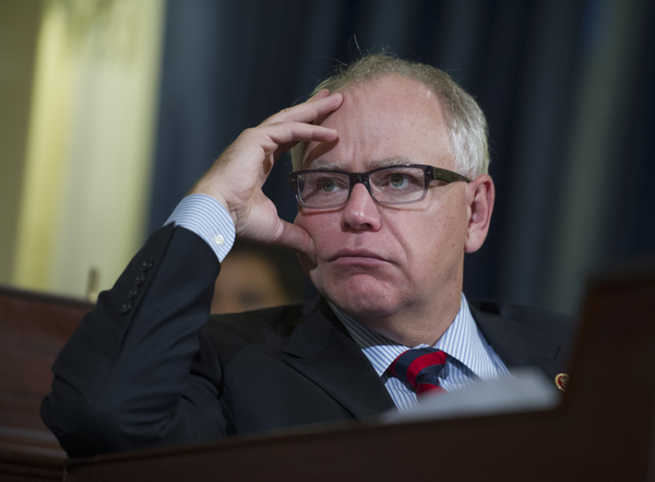 Tim Walz on Capitol Hill in 2014. 