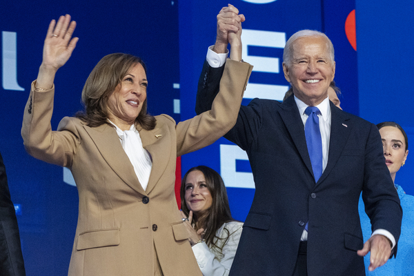 Joe Biden and Kamala Harris. 